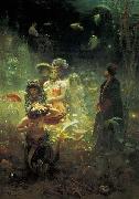 Ilya Repin Sadko in the Underwater Kingdom, china oil painting reproduction